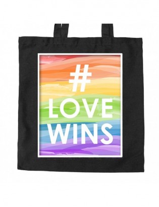 torba czarna LG8 LGBT pride...