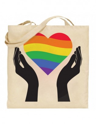 torba ecru LG2 LGBT pride...