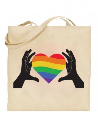 torba ecru LG9 LGBT pride...