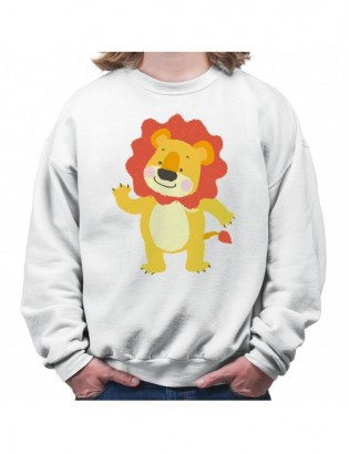 bluza B-B ZW46 radosny lew zwierzęta