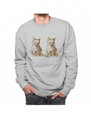 bluza B-SZ ZW18 koty zwierzęta
