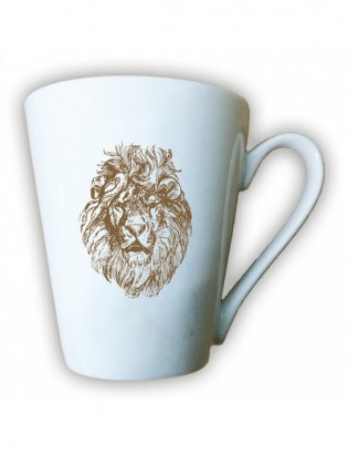 kubek latte ZW24 lew zwierzęta