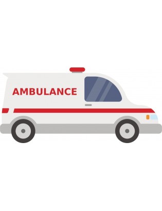 naprasowanka NP022 auto ambulans 5cm