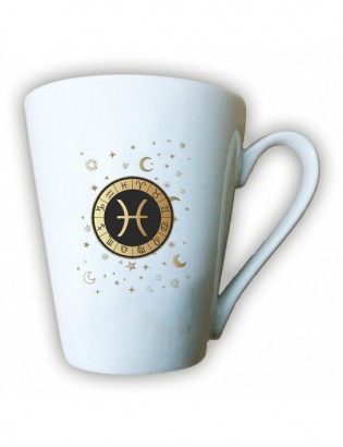kubek latte Z259 Ryby Zodiak