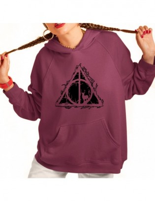 bluza z kapturem KK-BU hp1 Harry Potter Hogwart