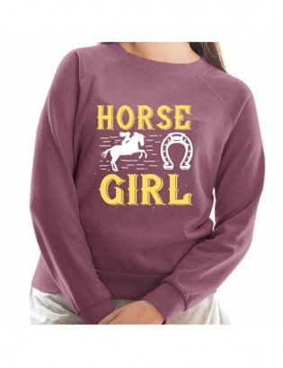 bluza B-BU HT31 z koniem końmi koń